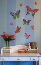 The Creativity Cafe Store   Ornamental Butterfly Rub On Mural Transfer 