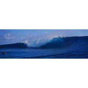  Waves Breaking on the Coast, Tahiti, French Polynesia by 