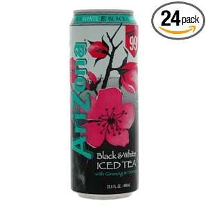 Arizona Black & White Tea, 23.5000 Ounces (Pack Of 24)