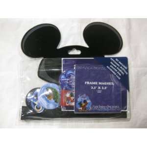  Disney Pencil Case Including Keychain, 4 Buttons, Frame 