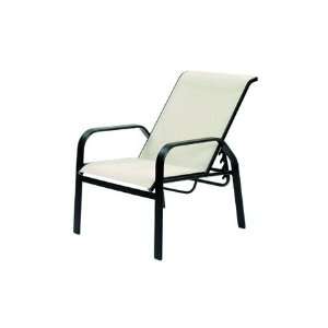Suncoast Maya Sling Cast Aluminum Arm Adjustable Patio Lounge Chair 