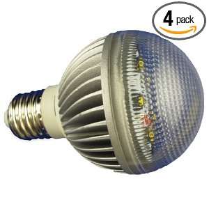   High Power 69mm Round 5 LED Bulb, 6 Watt Natural White, 4 Pack Home