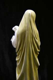 Virgin Mary with Jesus and Lamb Italian Statue Sculpture Made in Italy 