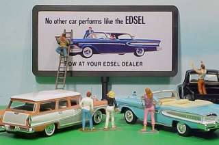 1958 Edsel Citation 4 Door Hardtop Billboard O 1/43  