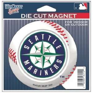  MLB Seattle Mariners Set of 2 Indoor / Outdoor Magnets 