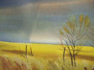 Kansas Listed Artist J R HAMIL Landscape Painting NICE  