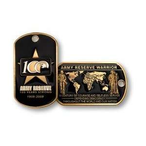  U.S. ARMY   ARMY RESERVE 100 YEARS   DOG TAG Everything 