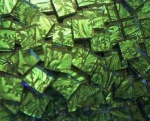 1sqft 1x1 VAN GOGH Mosaic Glass 144 Tiles GREEN TILE  