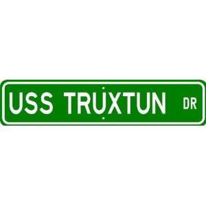  USS TRUXTUN CGN 35 Street Sign   Navy Patio, Lawn 