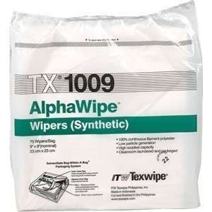 Clean room synthetic wipes TX1009 Alphawipe 9x9 bag of 150 Texwipe 