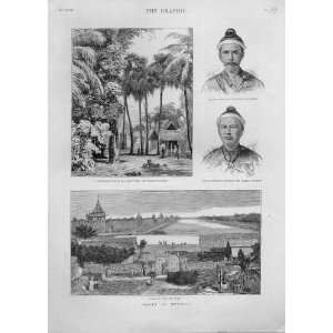  Phoonghee Kyoung In Grove , View Mandalay Burmah 1880 