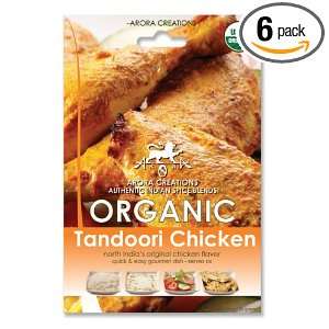 Arora Creations Organic Tandoori Chicken Spice Blend, 0.9 Ounce Units 