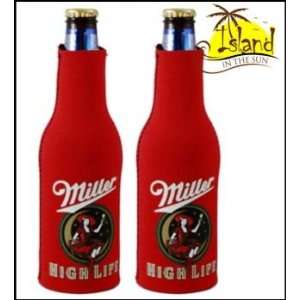    (2) Miller High Life Beer Bottle Koozies