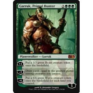   Gathering   Garruk, Primal Hunter   Magic 2012   Foil Toys & Games