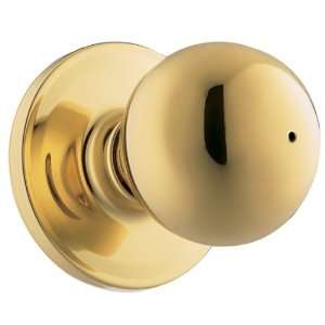Weiser Lock GAC331Y3 Polished Brass Yukon Yukon Privacy Door Knob Set 