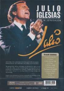 Julio Iglesias Live in Jerusalem (1981) DVD  