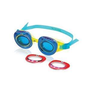  Speedo NeonWonders Lemon Yellow Goggle Swim Goggles 
