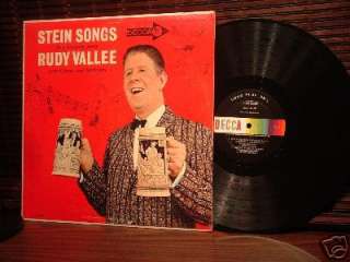 RUDY VALLEE Stein Songs for a Bierstube Party RARE  