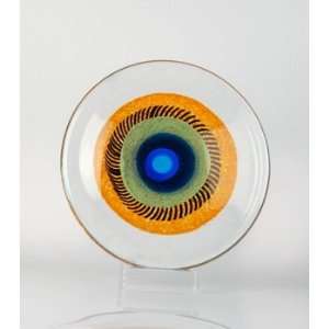    Eye Ball Hand Blown Art Glass Sculpture L267