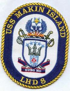 LHD 8 USS Makin Island Amphibious Assault Ship PATCH  