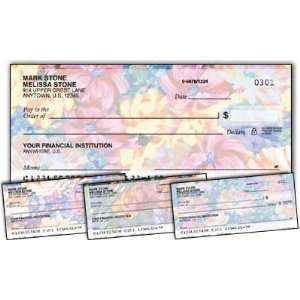  Brushed Floral Personal Checks