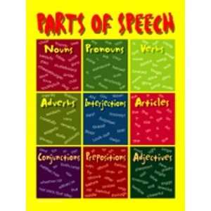  CHARTLET PARTS OF SPEECH WORDS Toys & Games