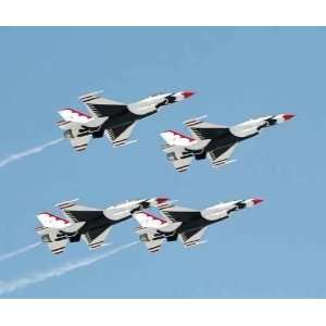 Flight of 4 Usaf Thunderbirds   Peel and Stick Wall Decal by 