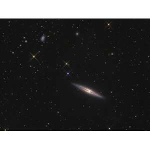 , an Edge On Unbarred Spiral Galaxy in the Constellation Ursa Major 