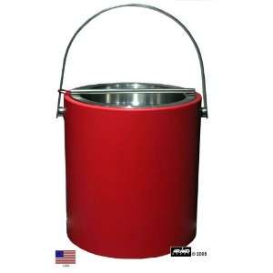  Leatherette Red Ice Bucket By ArvindGroup Kitchen 