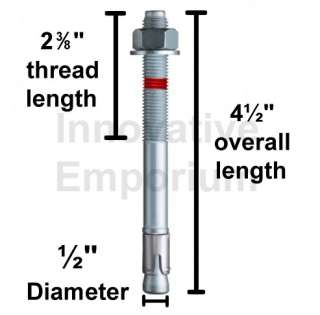 Hilti Concrete Anchors Commercial Industrial Floor Lot of 9 boxes 