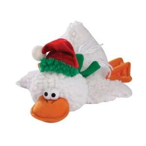  Zanies Santa Hat Christmas Holiday Quacker Plush Berber 