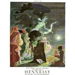  13x19 Inches Poster. Le Sagittaire Hennessy. Decor with 