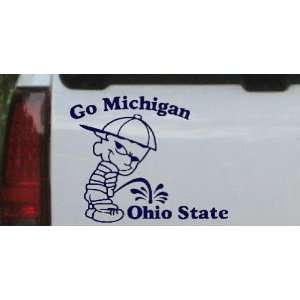  Go Michigan Pee On Ohio State Car Window Wall Laptop Decal Sticker