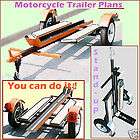Motorcycle Carrier /Car/Utili​ty /Trailer Plans N/B