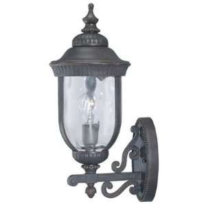 Castlemain Uplighting Outdoor Wall Lantern in Walnut Patina Size 23 