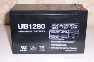 UB1280 12V 8Ah UPS APC RBC GP1272 PS1270 ES7 12 Battery  