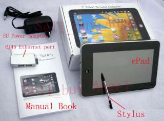 4GB7 Inch Android 2.2 tablet PC Epad/Apad 3G WiFi Touch 2 points 