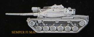 US MARINES M60A1 PATTON BATTLE TANK PIN IRAQ VIETNAM XL  