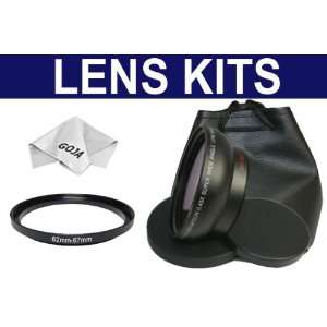   Definition Wide Angle lens with Macro (82MM Front)+ 62 67MM Step Up
