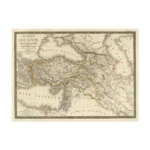  Asie Mineure, Armenie, Syrie, Mesopotamie, Caucase, c.1822 