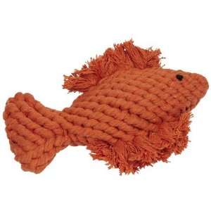  Harry Barker Cotton Rope Toy   Fish   Orange (Quantity of 4 