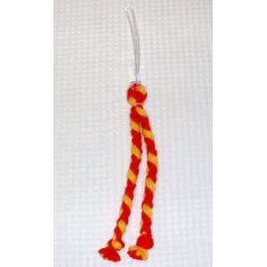   Braided Poms   Cherry Red/PopOut Yellow by TMB 