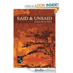 Said & Unsaid A Collection of Poets Volume I Patti Anne Yaeger, Odin 