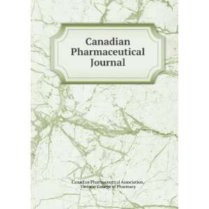   Ontario College of Pharmacy Canadian Pharmaceutical Association Books