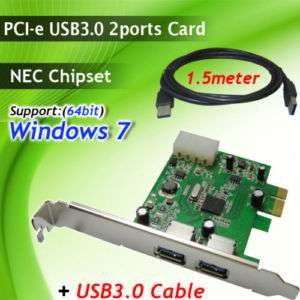 PCI e PCI Express USB3.0 Card NEC 720200F1 chipset  