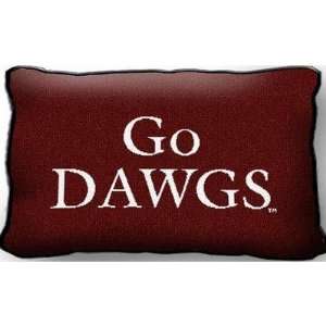  University of Georgia Go Dawgs Pillow