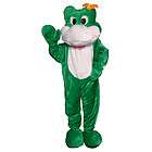 Deluxe Plush Green Frog Mascot Adult Halloween Costume