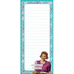  Anne Taintor Secret Ingredient Magnetic Notepad Office 