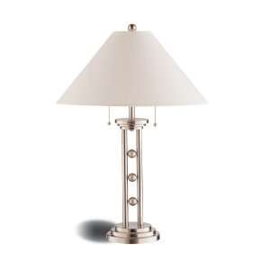  Two Metal Table Lamp with Fabric Shade   Coaster 900734 