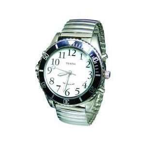   Talking Watch With Vibrating Alarm White Face